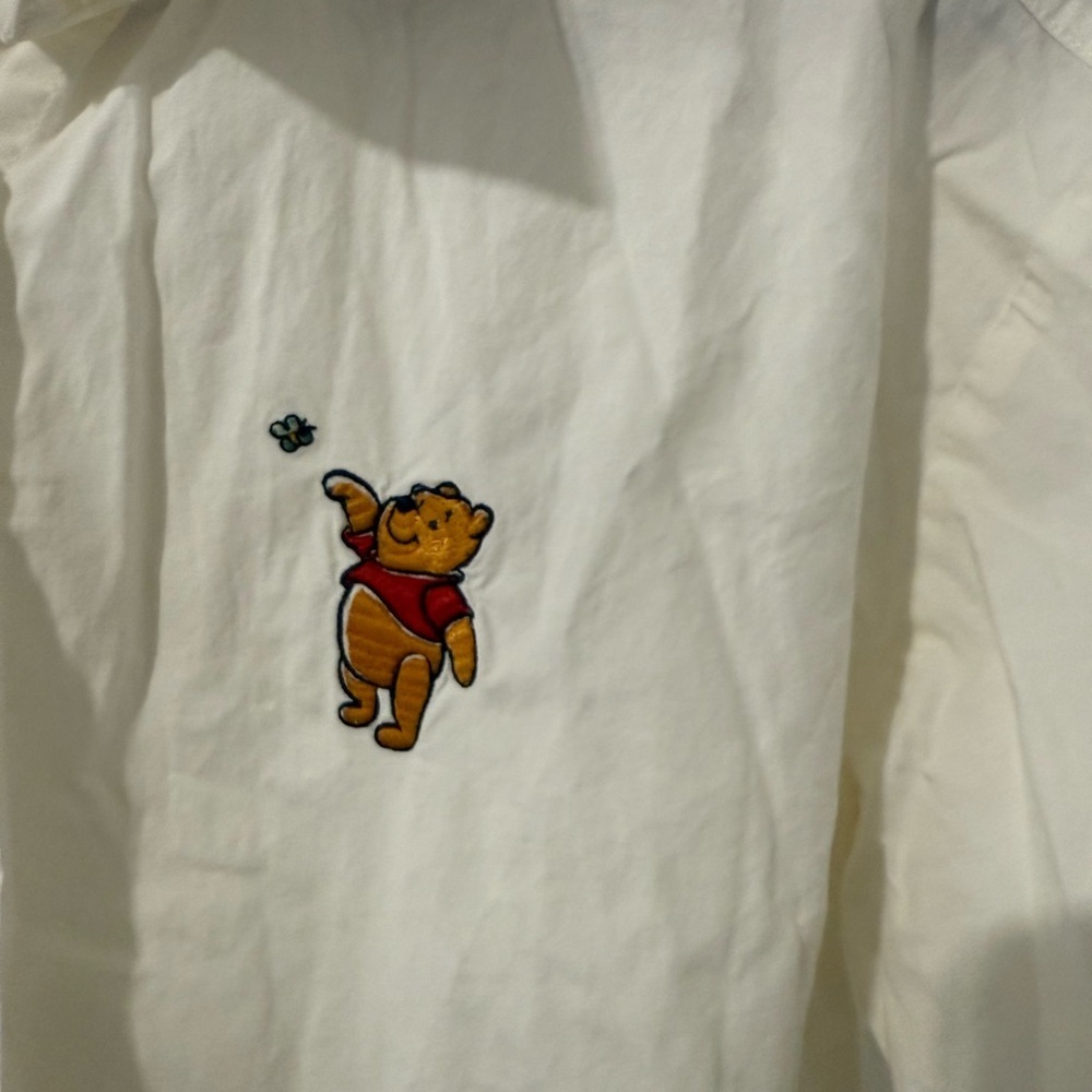 Disney White Shirt with Winnie the Pooh Embroidery - Picture 3 of 11